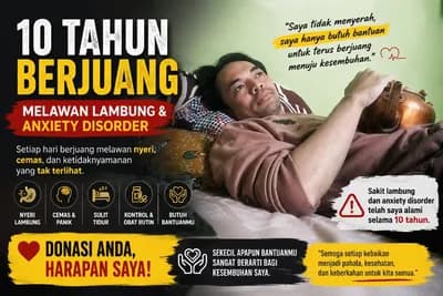 10 Tahun Berjuang Melawan Penyakit Lambung dan Anxiety Disorder