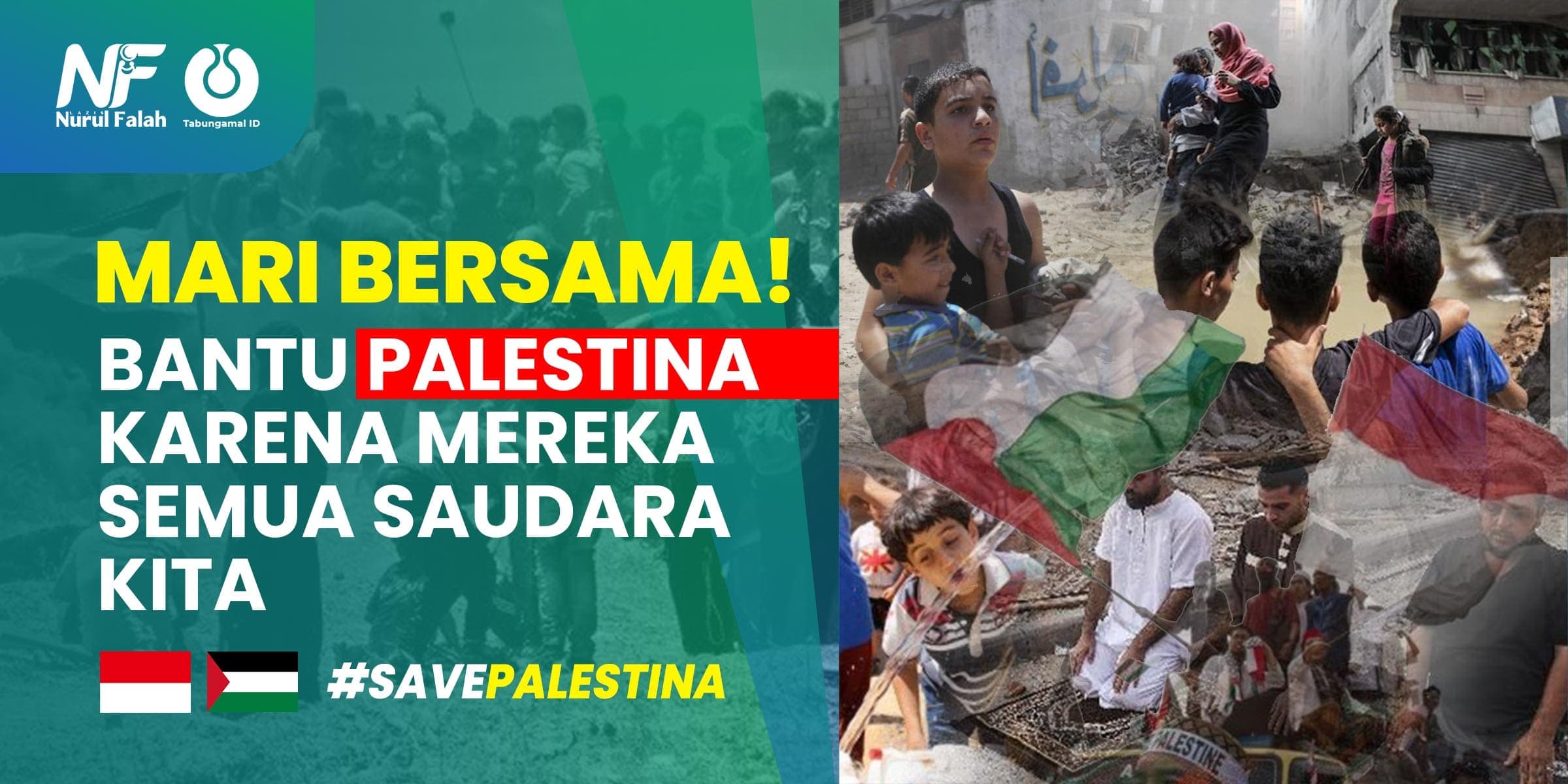 Peduli Palestina, Selamatkan Saudara Kita