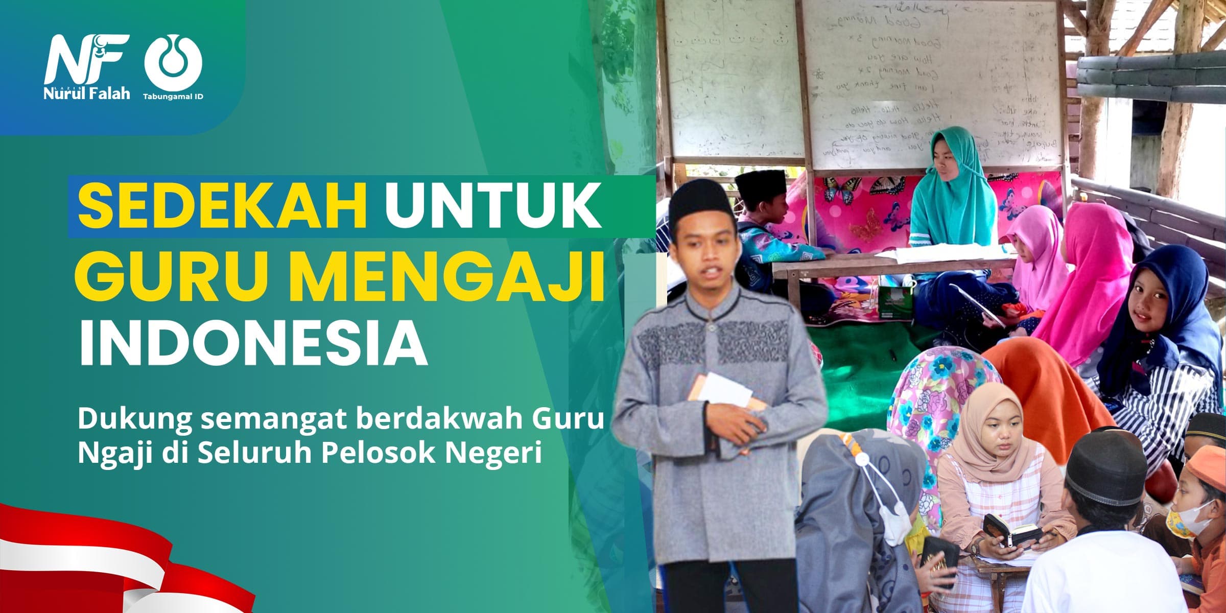 Sedekah untuk Guru Ngaji Indonesia